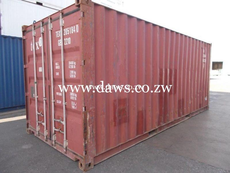 20ft container - Daws Plant & Machinery Zimbabwe