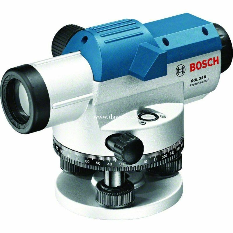 Bosch DUMPY OPTICAL LEVEL 0601068500 32x Magnification, 360-Degrees ...