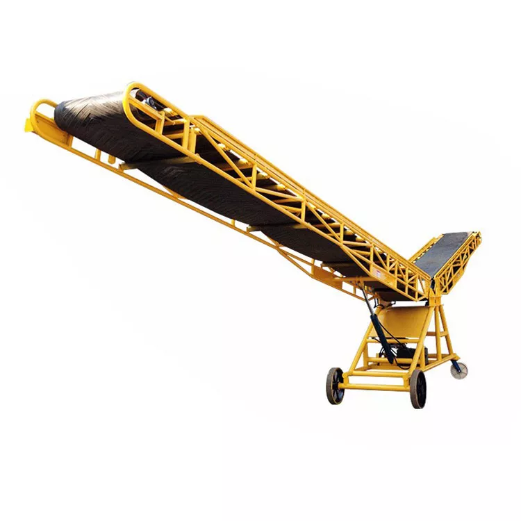 JiaBao SDY4+8 industrial material truck loading unloading belt conveyor ...