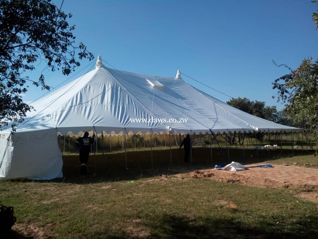 100 seater tent - Daws Plant & Machinery Zimbabwe